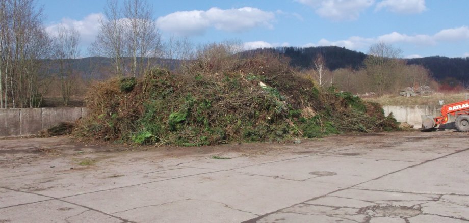 Grünabfallannahmestelle Bauhof Stadt Sonneberg OT Hönbach Grünabfallannahmestelle Bauhof Stadt Sonneberg OT Hönbach