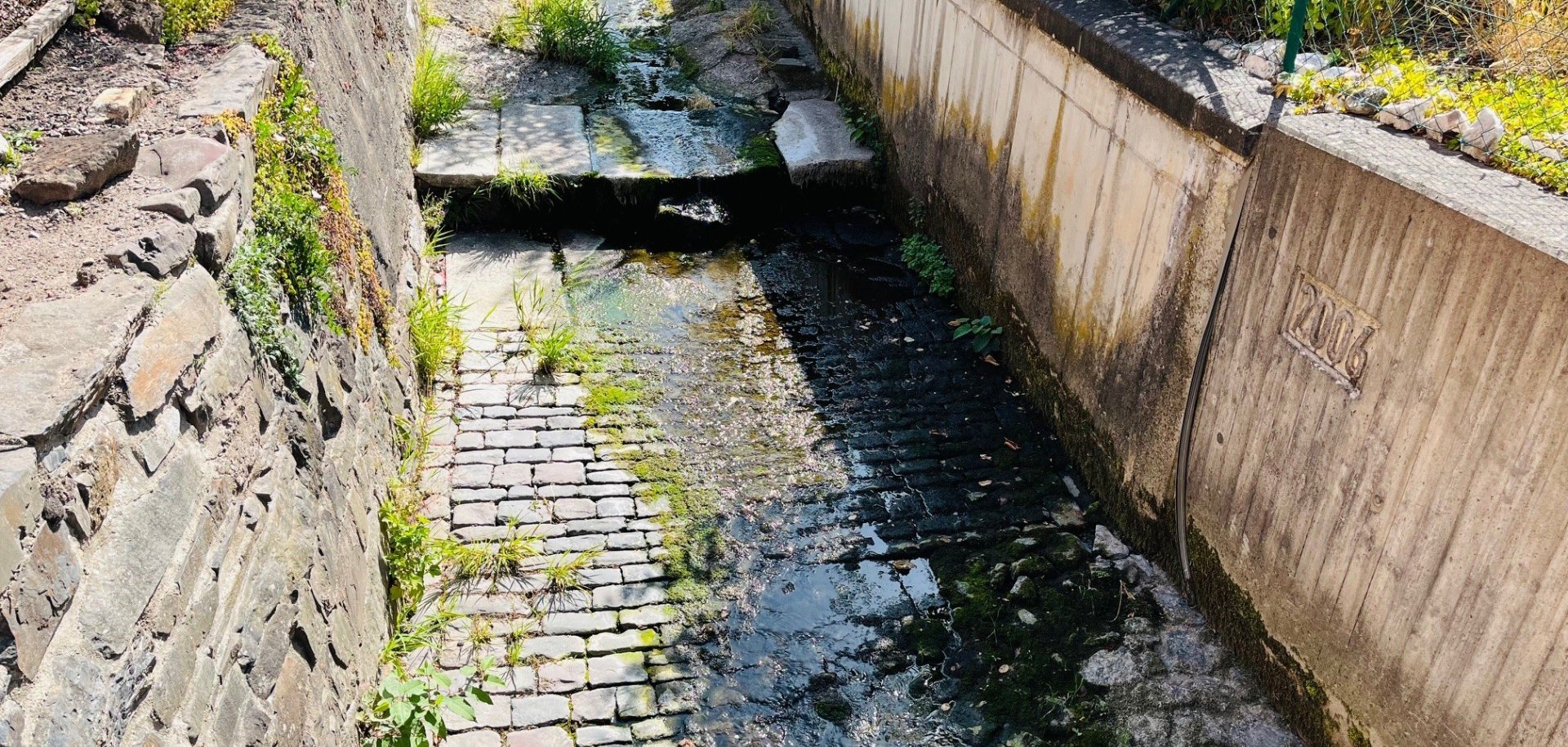 Niedrigwasser in der Röthen
