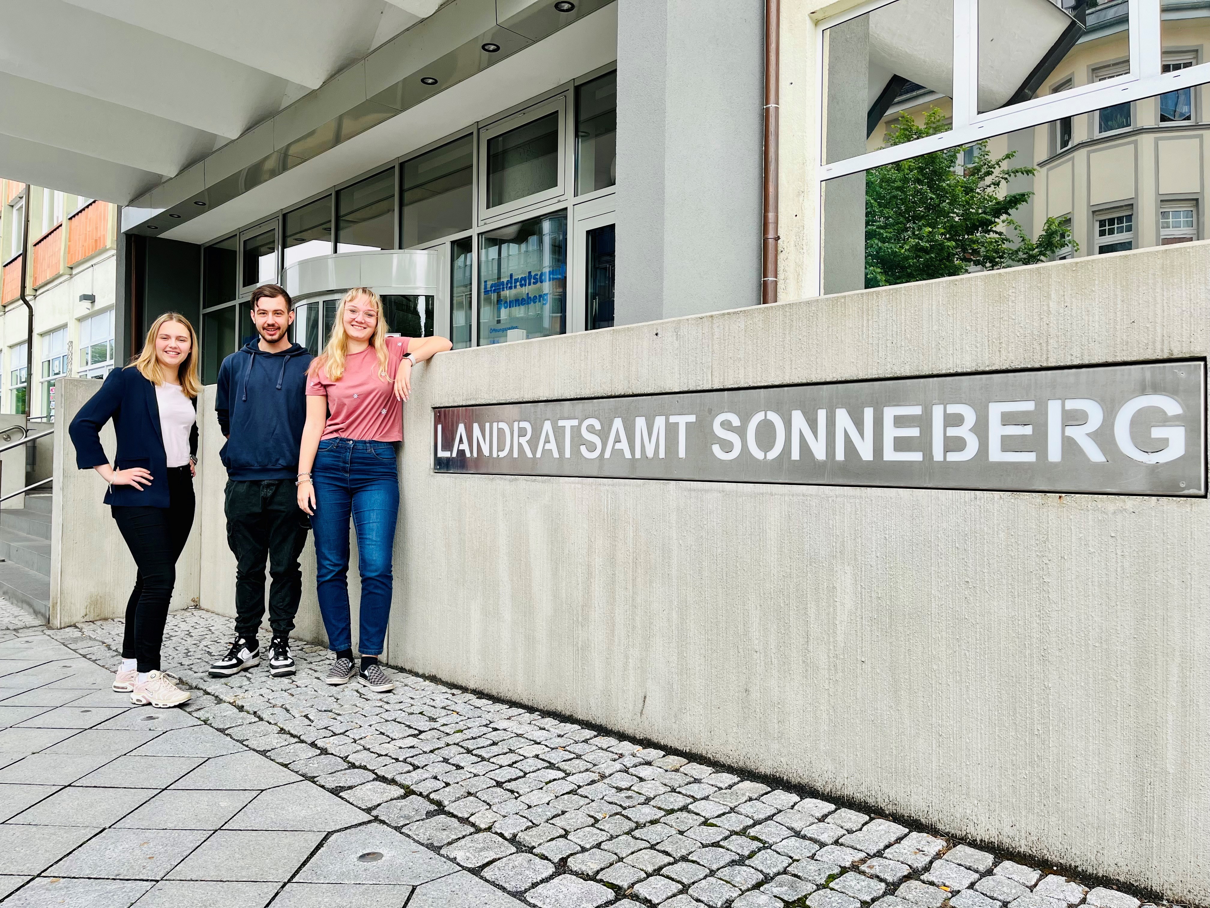 Auszubildende des Landratsamtes Sonneberg