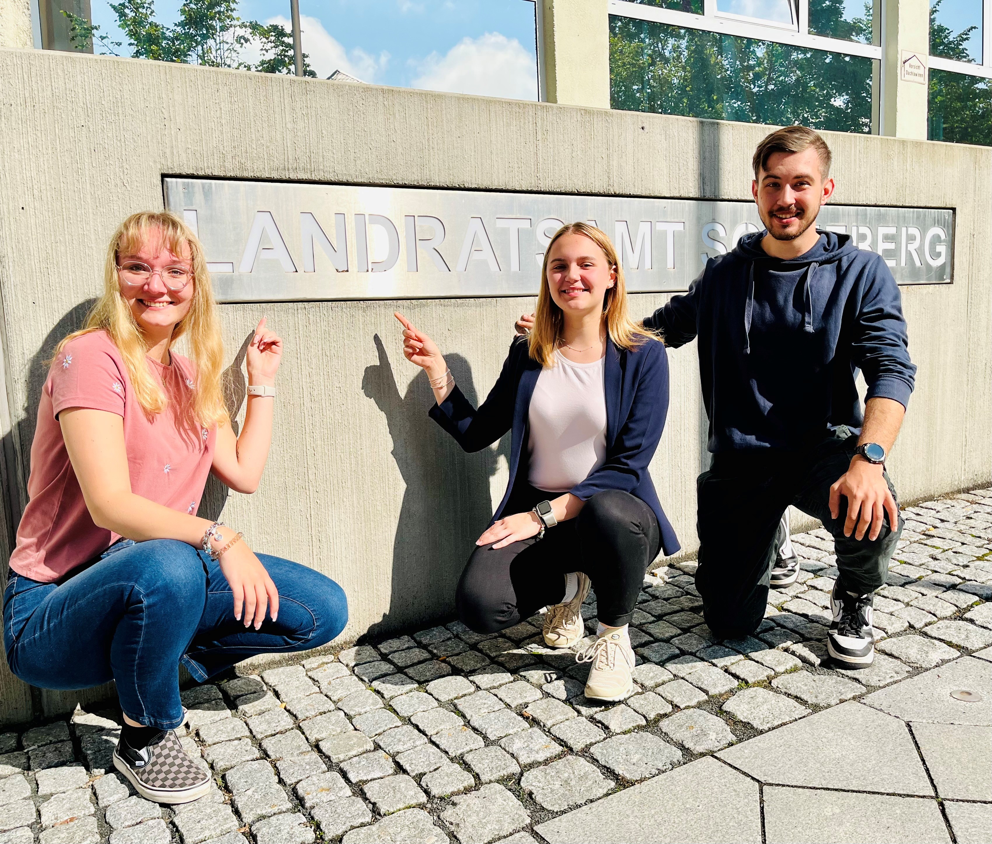 Auszubildende des Landratsamtes Sonneberg