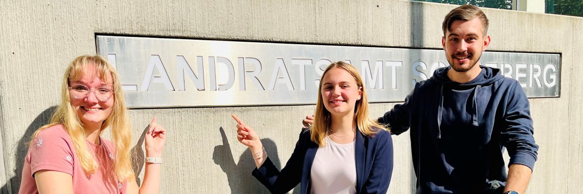 Auszubildende des Landratsamtes Sonneberg