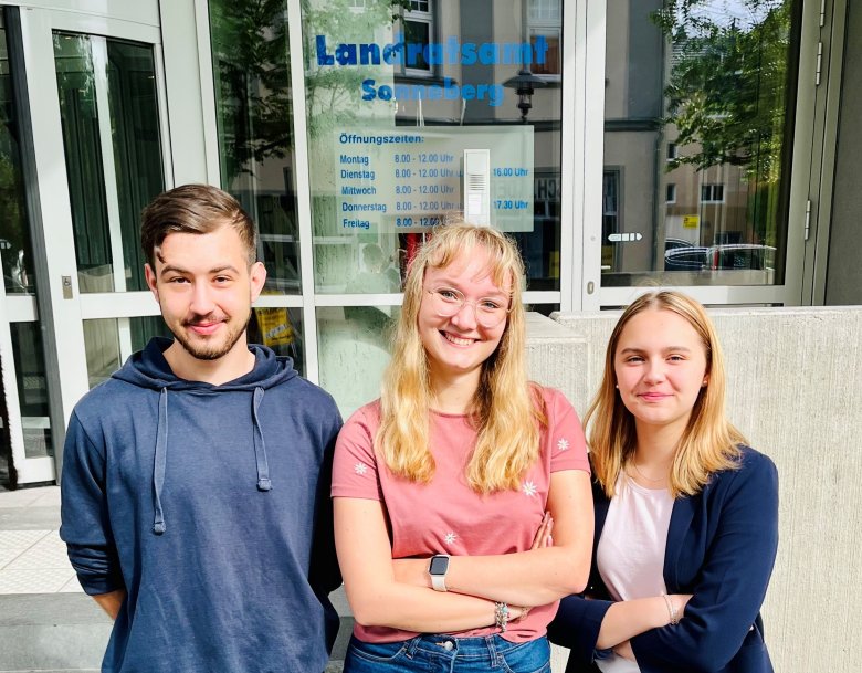 Auszubildende des Landratsamtes Sonneberg