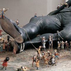 Schaugruppe Gulliver im Deutschen Spielzeugmuseum Sonneberg