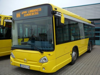 Bus der kreiseigenen Omnibus Verkehrsgesellschaft Sonneberg GmbH