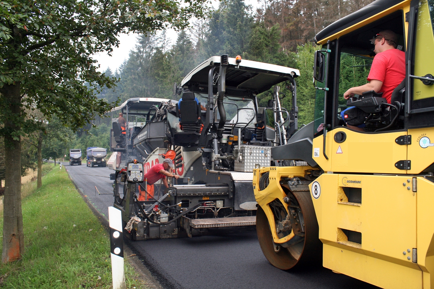 Sanierung der Kreisstraße 35 zwischen Ernstthal und Piesau
