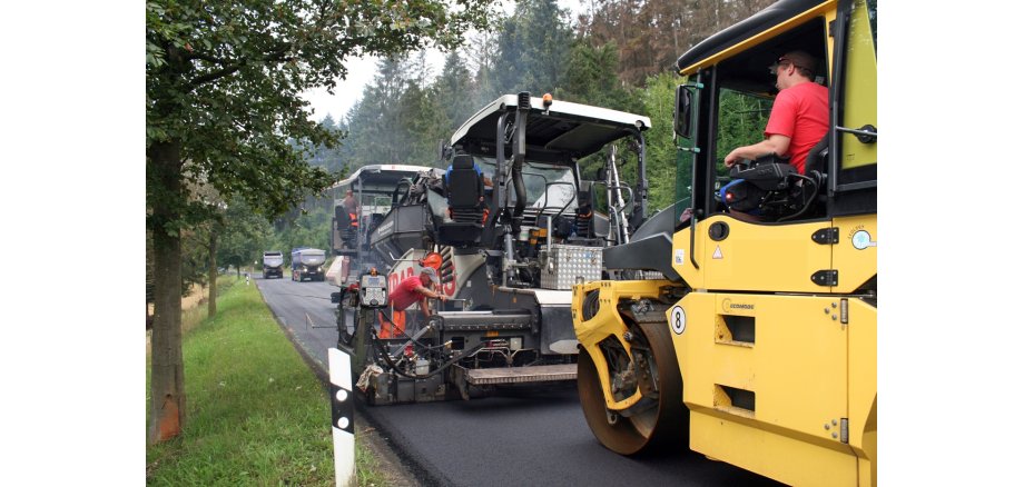 Sanierung der Kreisstraße 35 zwischen Ernstthal und Piesau