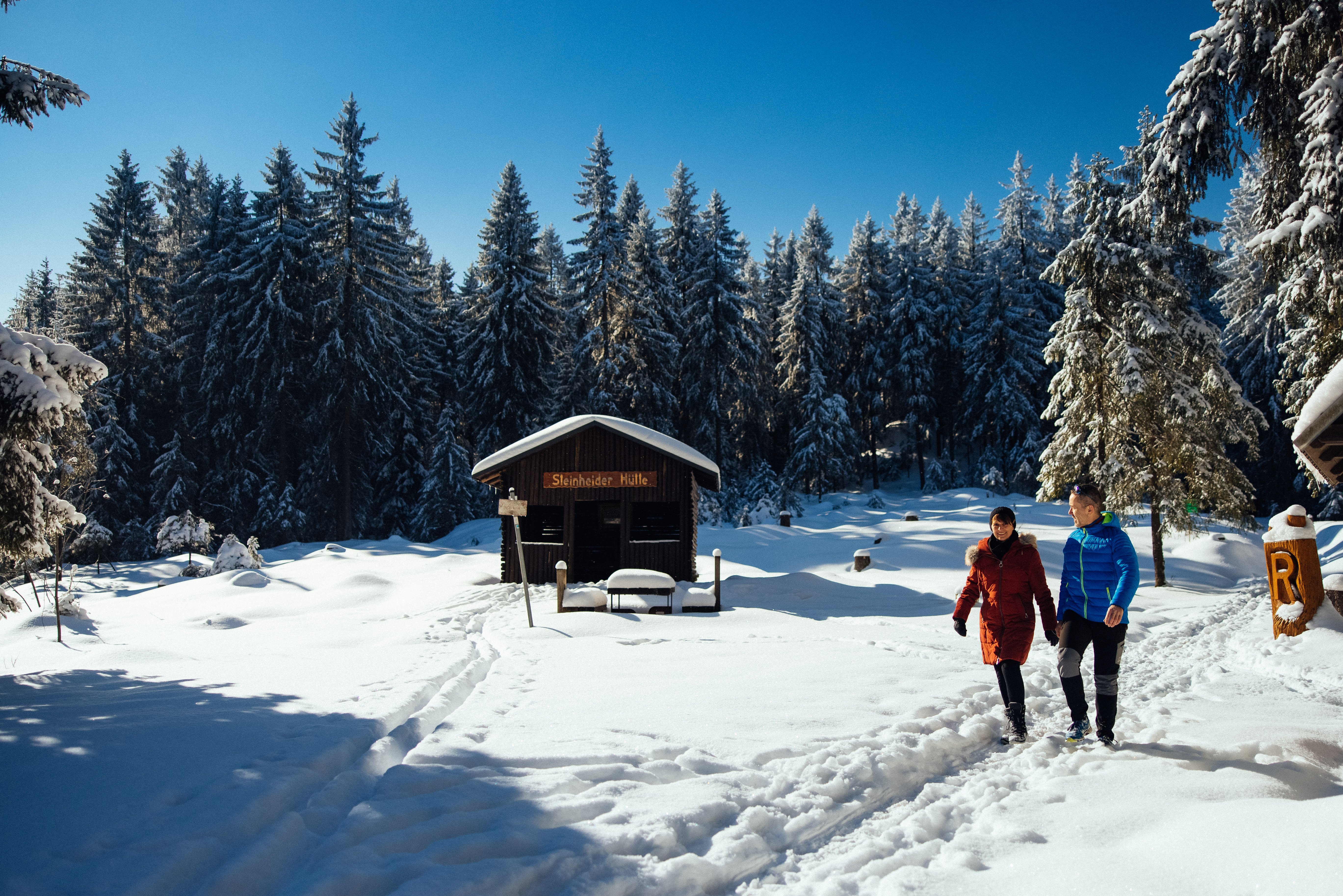 Winterwanderung bei Steinach