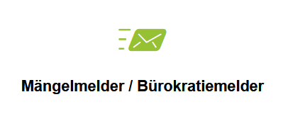 Schnelleinstieg Mängelmelder