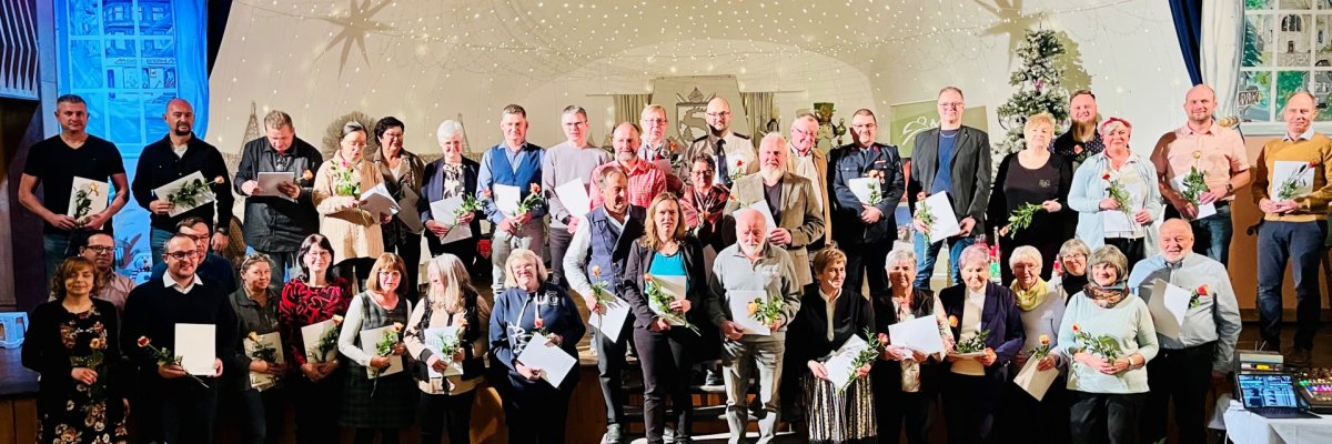 Gruppenfoto der Geehrten Gruppenfoto der Geehrten