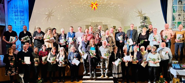 Gruppenfoto der Geehrten Gruppenfoto der Geehrten