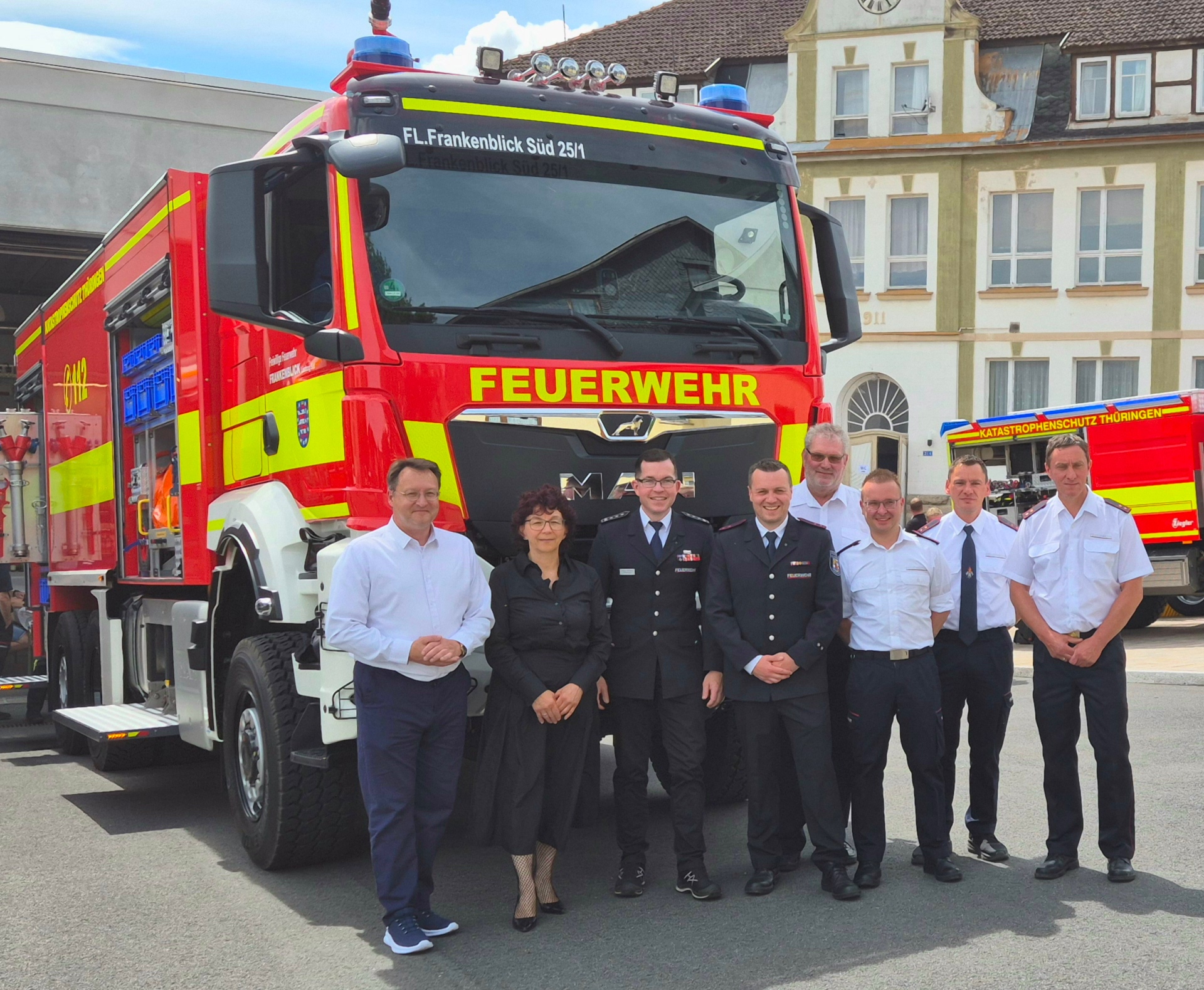 Übergabe des GTLF 10000 in Effelder