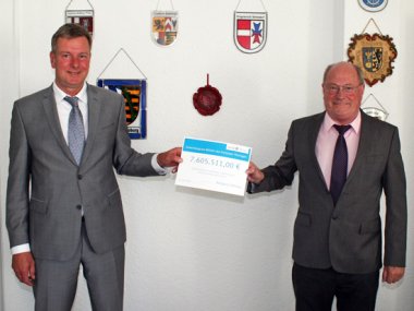 Übergabe Fördermittelbescheid Breitband