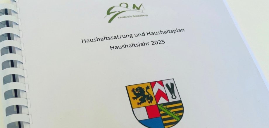 Deckblatt Haushaltsplan 2025