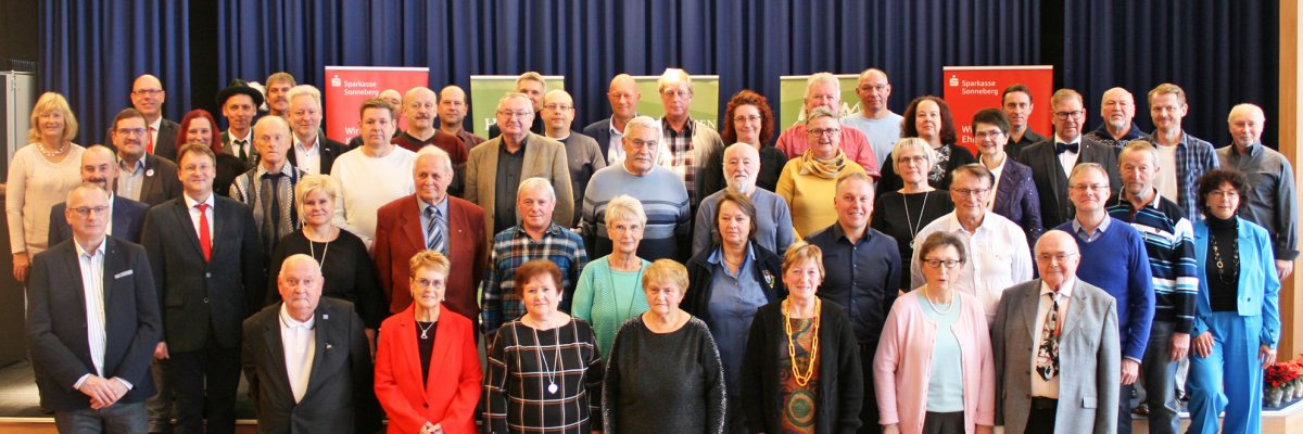 Geehrte und Ehrengäste der Ehrenamtsveranstaltung 2023