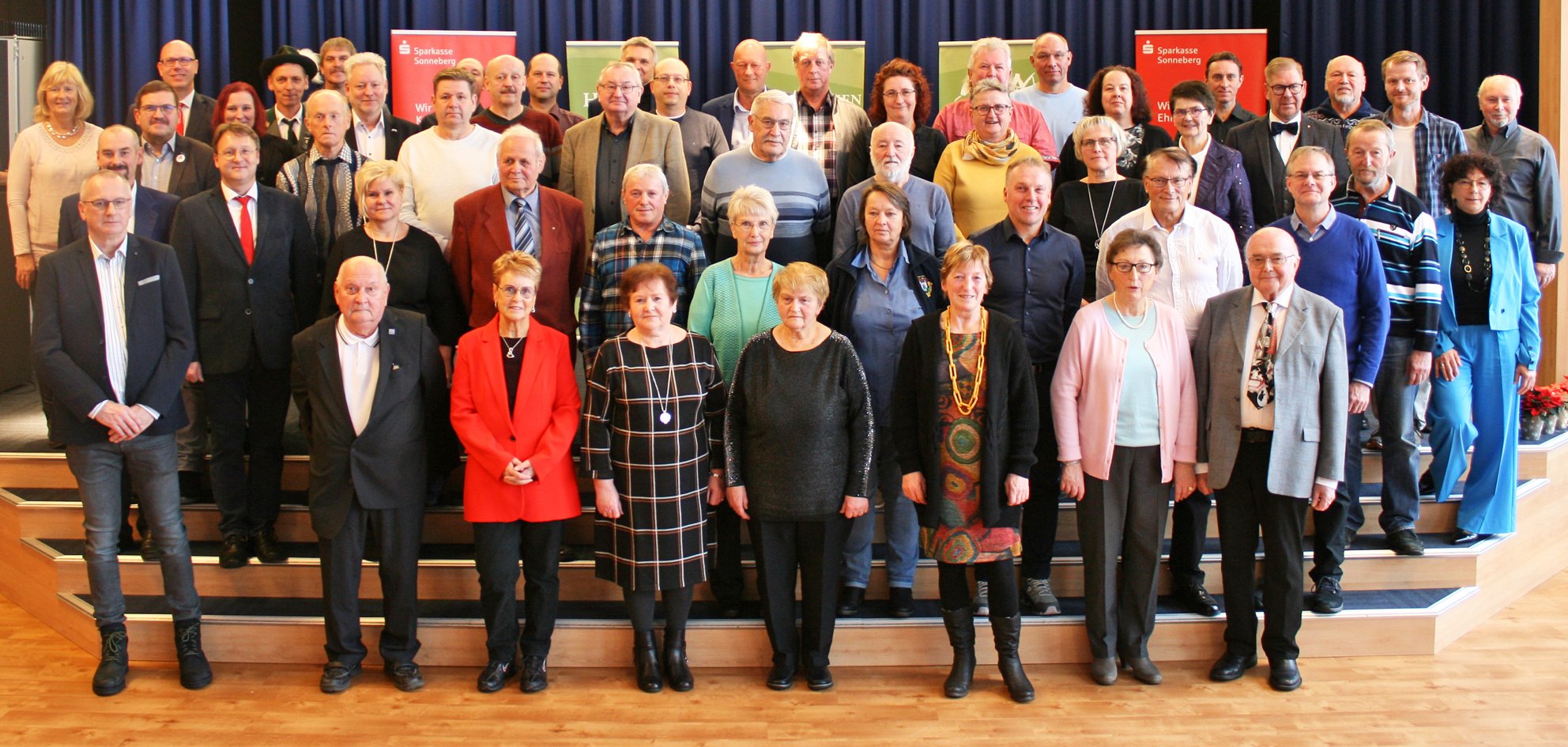 Geehrte und Ehrengäste der Ehrenamtsveranstaltung 2023