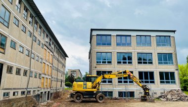 Der Zwischenbau der Regelschule "Cuno Hoffmeister" Sonneberg wurde zurückgebaut.