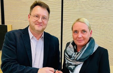 Landrat Robert Sesselmann verpflichtete Stephanie Triebel-Cornelißen als neue Kreisrätin